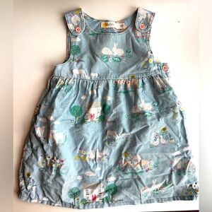 Baby Boden farm pinafore 12-18 months
